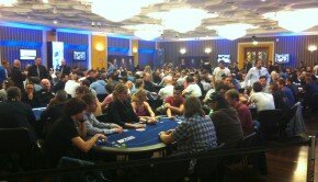 Imagen de la sala de juego del EPT de San Remo